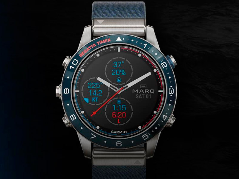 Garmin MARQ Captain, reloj de herramientas de lujo para hombre con  características náuticas avanzadas, rastrea la velocidad del viento, la  dirección